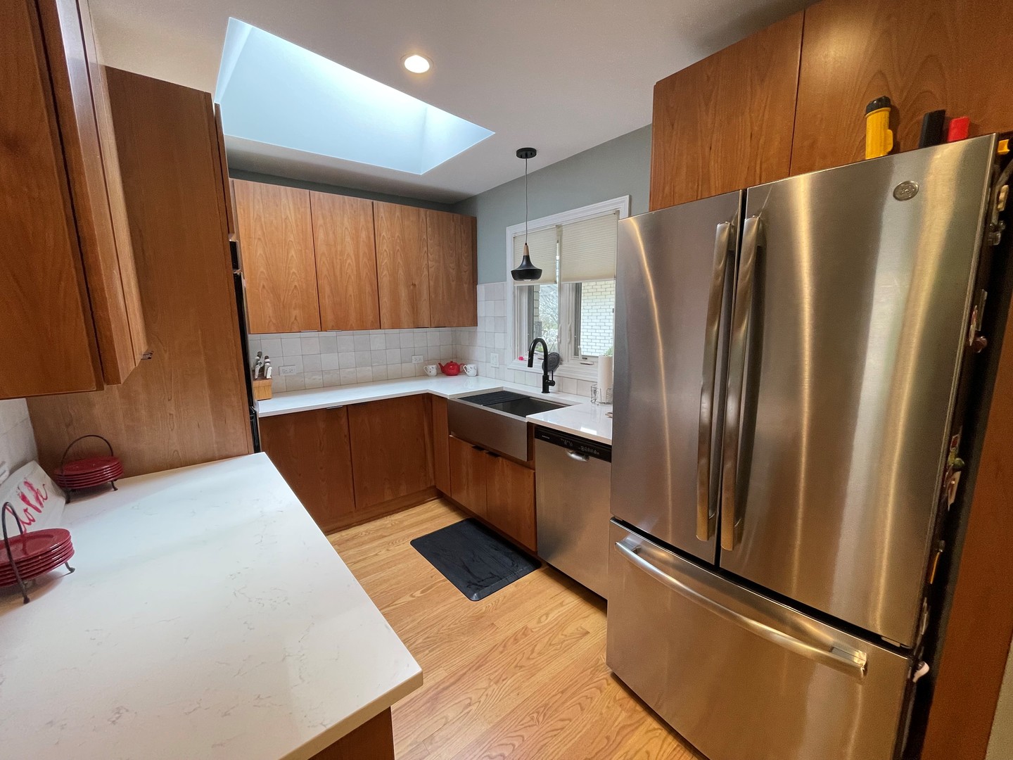 2S050 Taylor Road Glen Ellyn, IL 60137 - Photo 11 of 24 a kitchen with stainless steel appliances a refrigerator and a counter top space