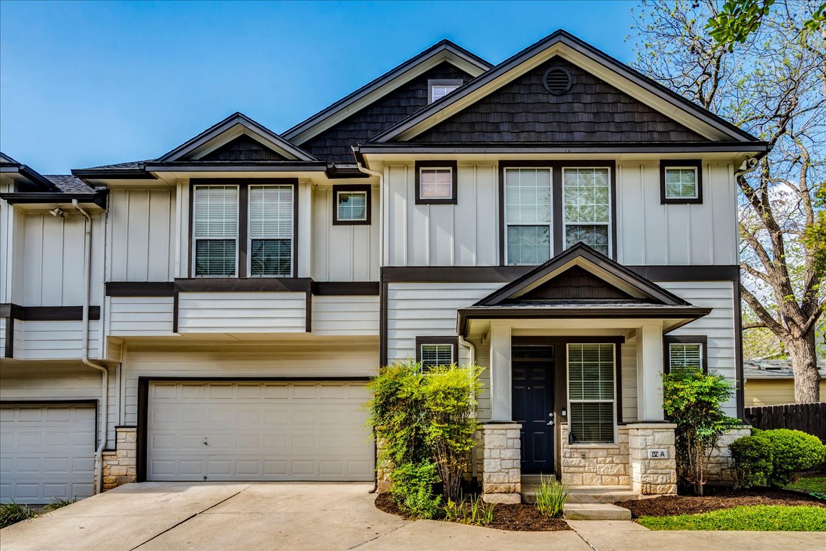 2115 Bluebonnet Lane, Unit 4A Austin, TX 78704 - Photo 1 of 29 a front view of a house with garden