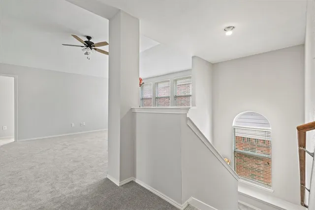 a view of empty room with stair