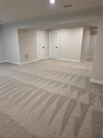 a view of an empty room