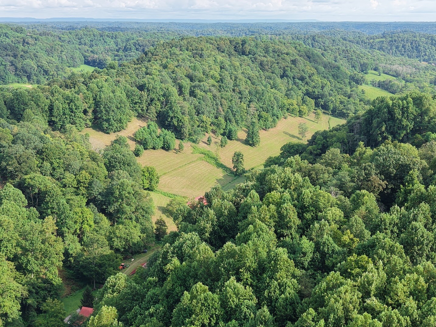 546 Womack Hollow Road Liberty, TN 37095 - Photo 1 of 43 an aerial view of residential house with outdoor space and trees all around