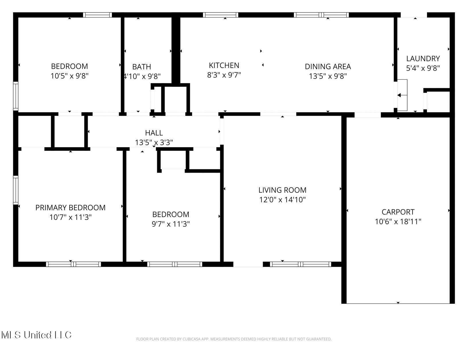 4162 Dearing Street Pearl, MS 39208 - Photo 17 of 17 4162 Dearing Floorplan-1