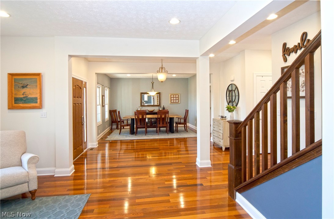 17280 Old State Road Middlefield, OH 44062 - Photo 2 of 24 Welcoming Foyer Flanked by Formal Dining Room and Living Room