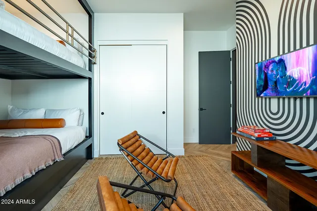 a outdoor space with lots of furniture and glass door