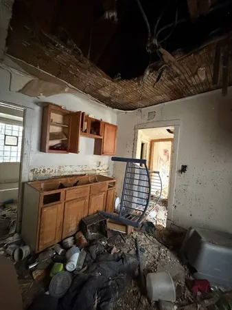 a workspace with furniture