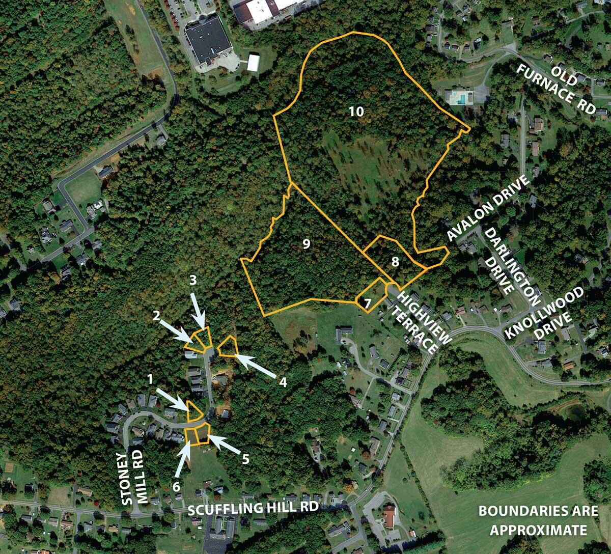 0 Highview Terrace Rocky Mount, VA 24151 - Photo 2 of 23 an aerial view of a tennis court
