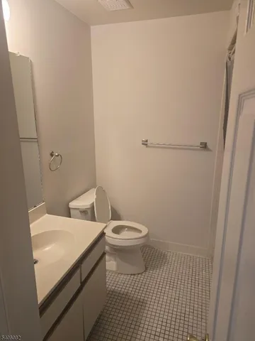 a view of small space with racks on the wall