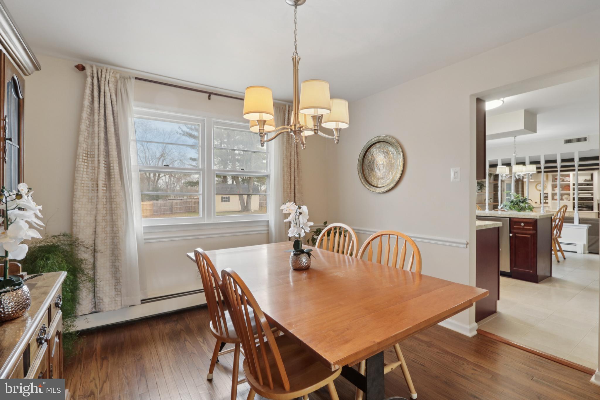 980 Bear Tavern Road Titusville, NJ 08560 - Photo 16 of 66 a view of a dining room with furniture window and wooden floor