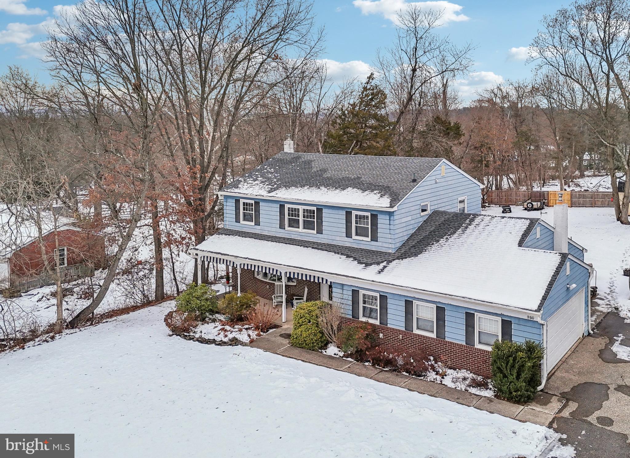 980 Bear Tavern Road Titusville, NJ 08560 - Photo 64 of 66 a front view of a house with a yard and tree s