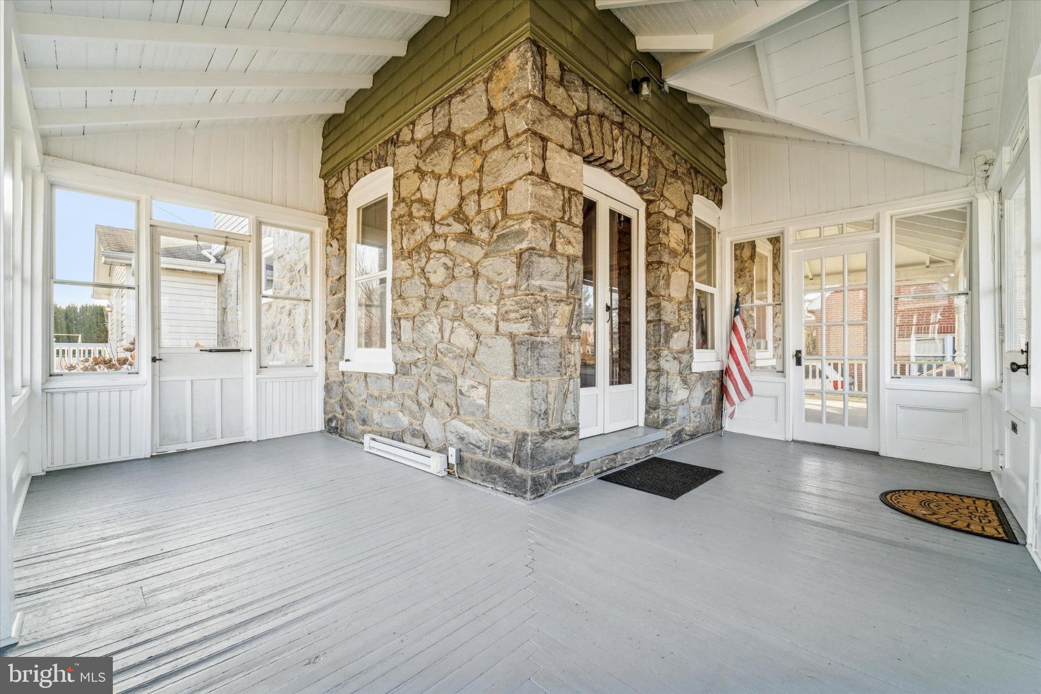 224 West Providence Road Aldan, PA 19018 - Photo 40 of 52 Charming sunlit entry with stone accents.
