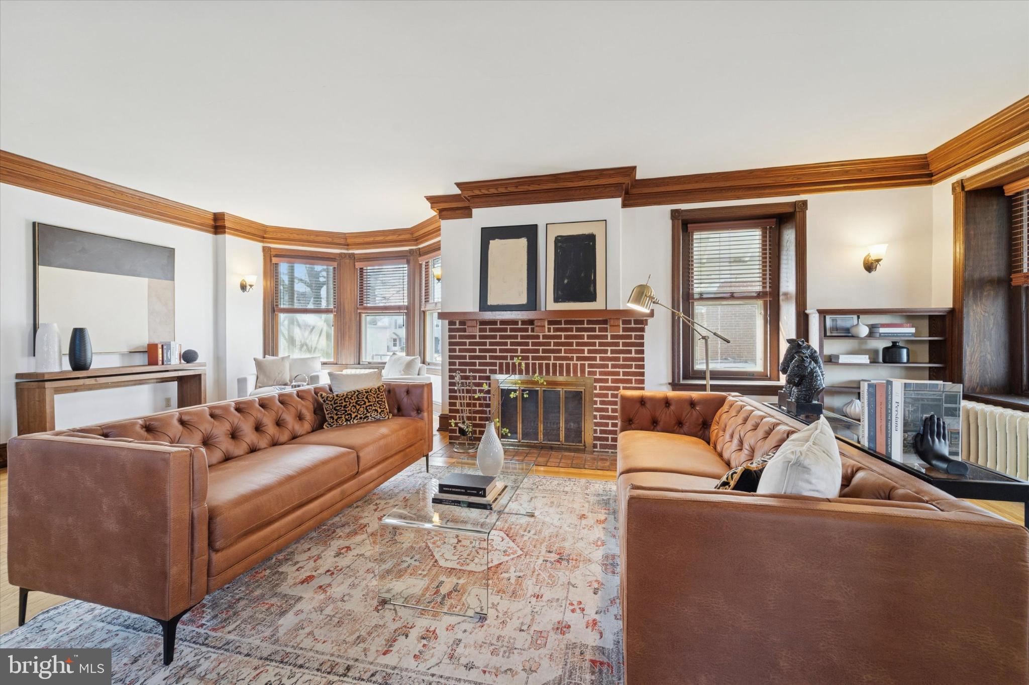 224 West Providence Road Aldan, PA 19018 - Photo 9 of 52 Charming living space with classic elegance.