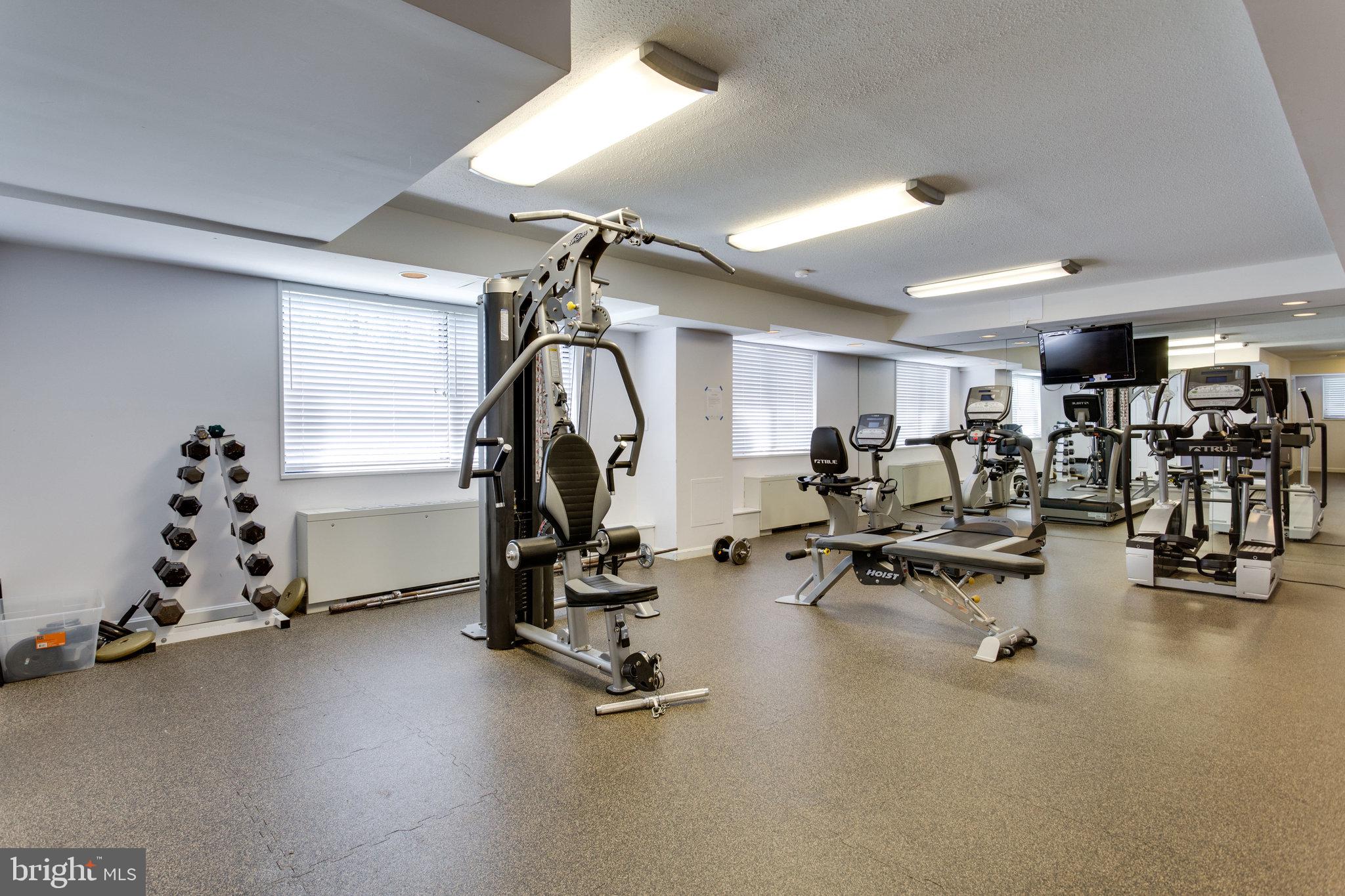 3515 Washington Boulevard, Unit 415 Arlington, VA 22201 - Photo 11 of 60 a view of a room with gym equipment