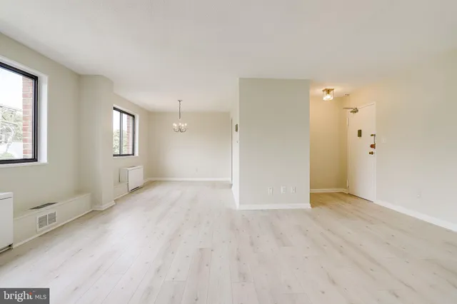 a view of an empty room