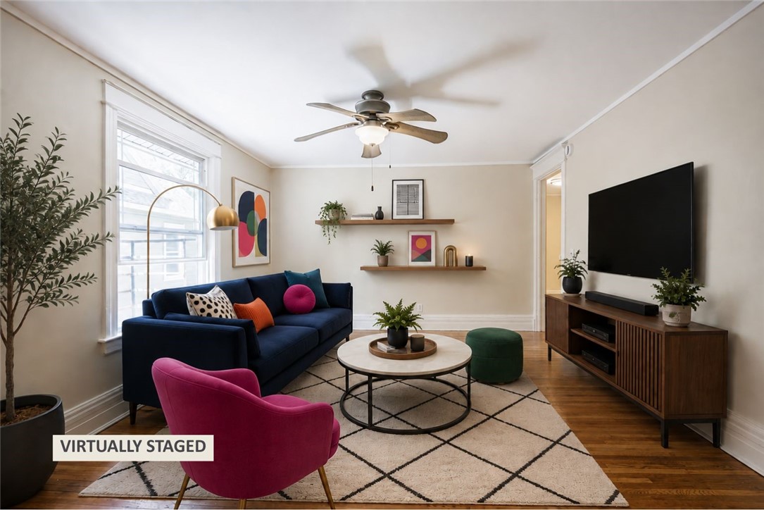326 Barrington Street, Unit 2 Rochester, NY 14607 - Photo 16 of 49 Virtually staged living room