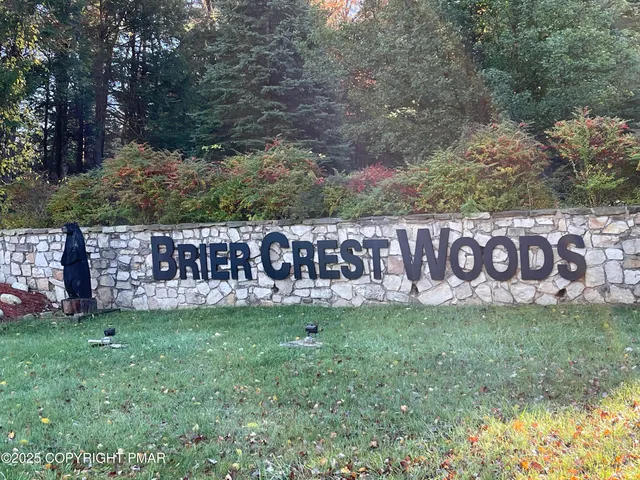 a view of a yard with a wooden fence