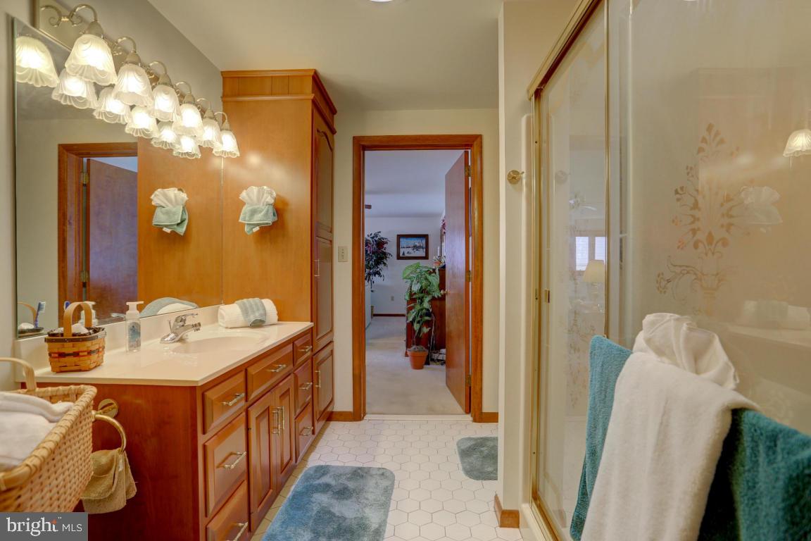 106 Brubaker Road Lititz, PA 17543 - Photo 22 of 25 a en suite bathroom with a sink vanity and mirror