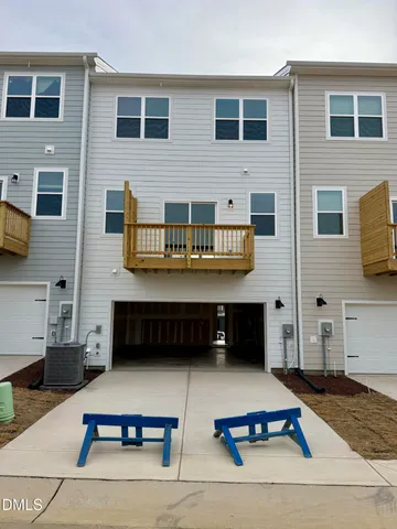 a balcony view with furniture and window