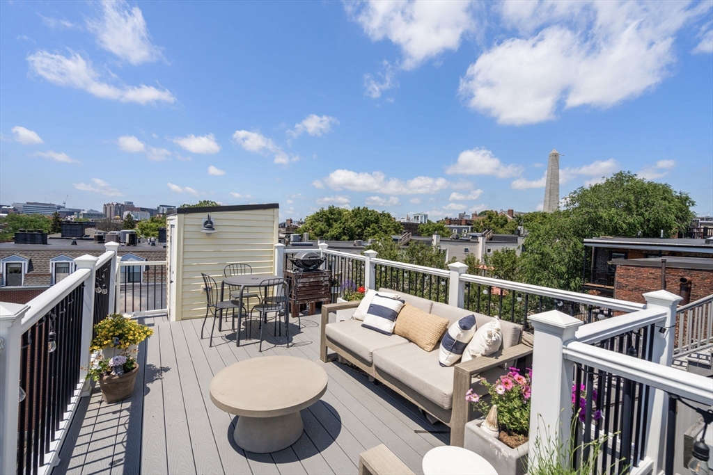48 Mt Vernon Street, Unit 3 Boston, MA 02129 - Photo 25 of 31 a view of roof deck with chairs