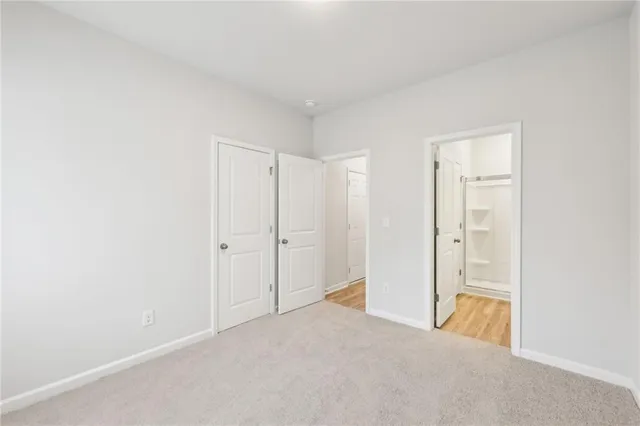 a view of an empty room