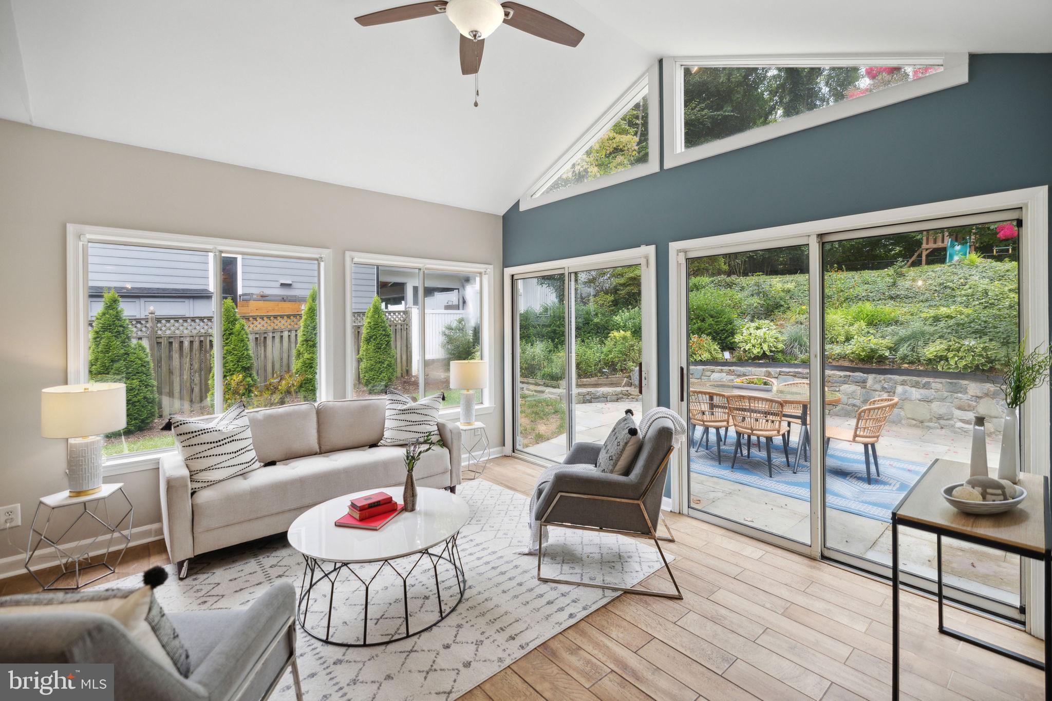 8012 Beech Tree Road Bethesda, MD 20817 - Photo 7 of 25 a living room with furniture and a large window