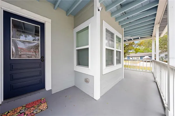 a view of a house with a patio