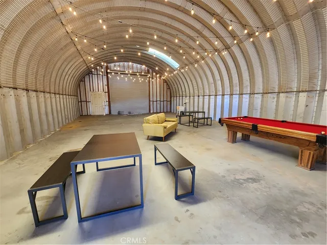 a room with pool table