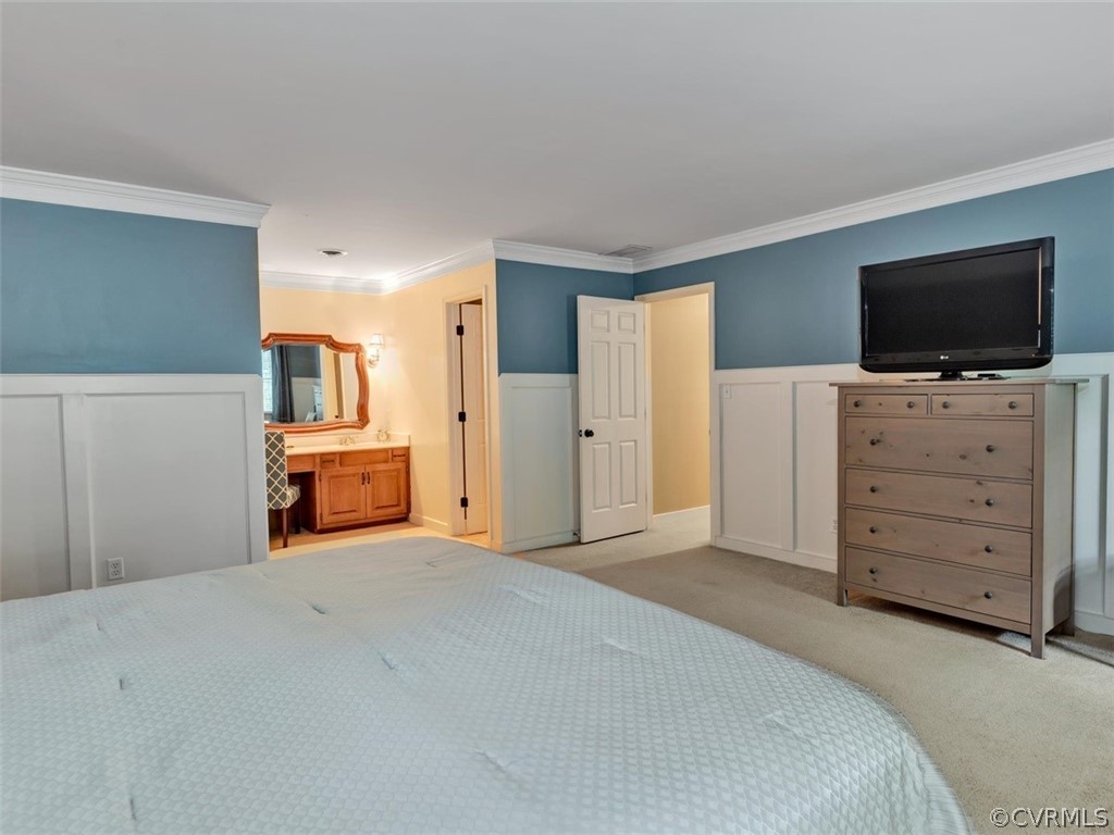 13631 Castleway Road Midlothian, VA 23114 - Photo 21 of 37 View 2 of owners suite looking toward closet, bath