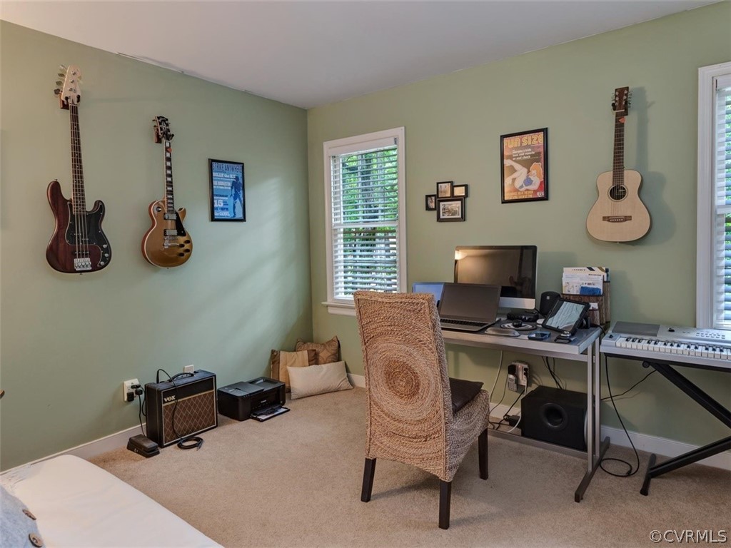 13631 Castleway Road Midlothian, VA 23114 - Photo 23 of 37 Bedroom 2 with neutral paint, carpet and nice clos