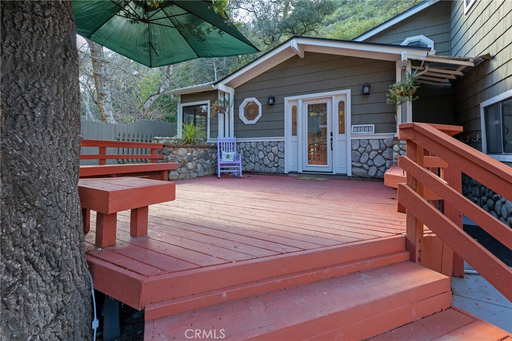 28422 Modjeska Canyon Road Silverado, CA 92676 - Photo 1 of 1 a view of a chairs and table in the patio