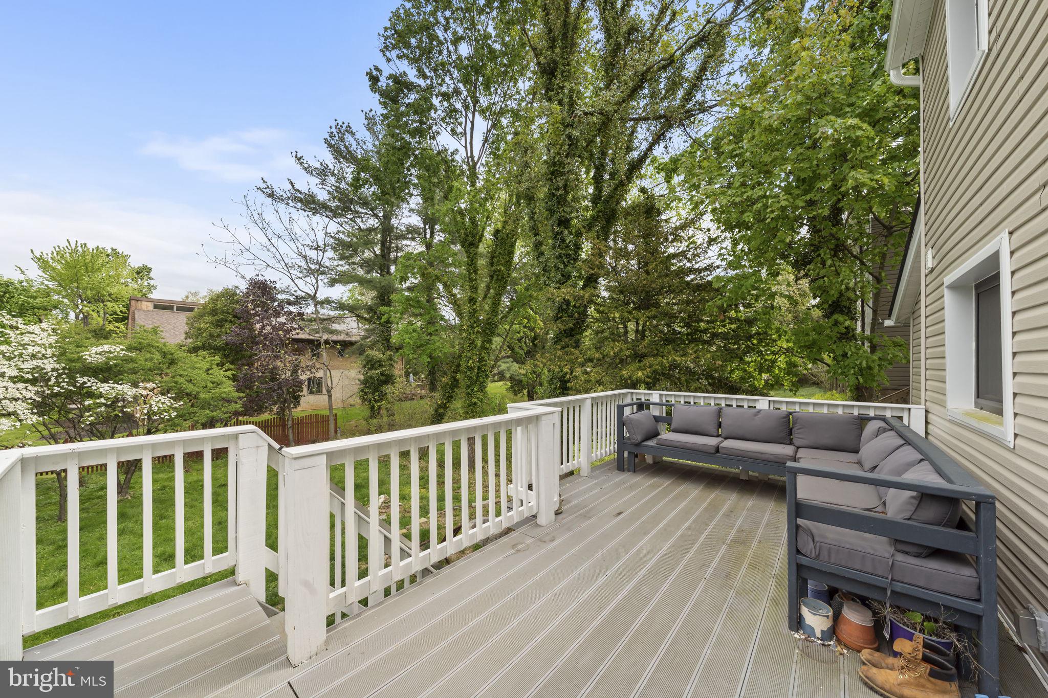 2549 Church Road Glenside, PA 19038 - Photo 16 of 40 Serene deck with lush green views.