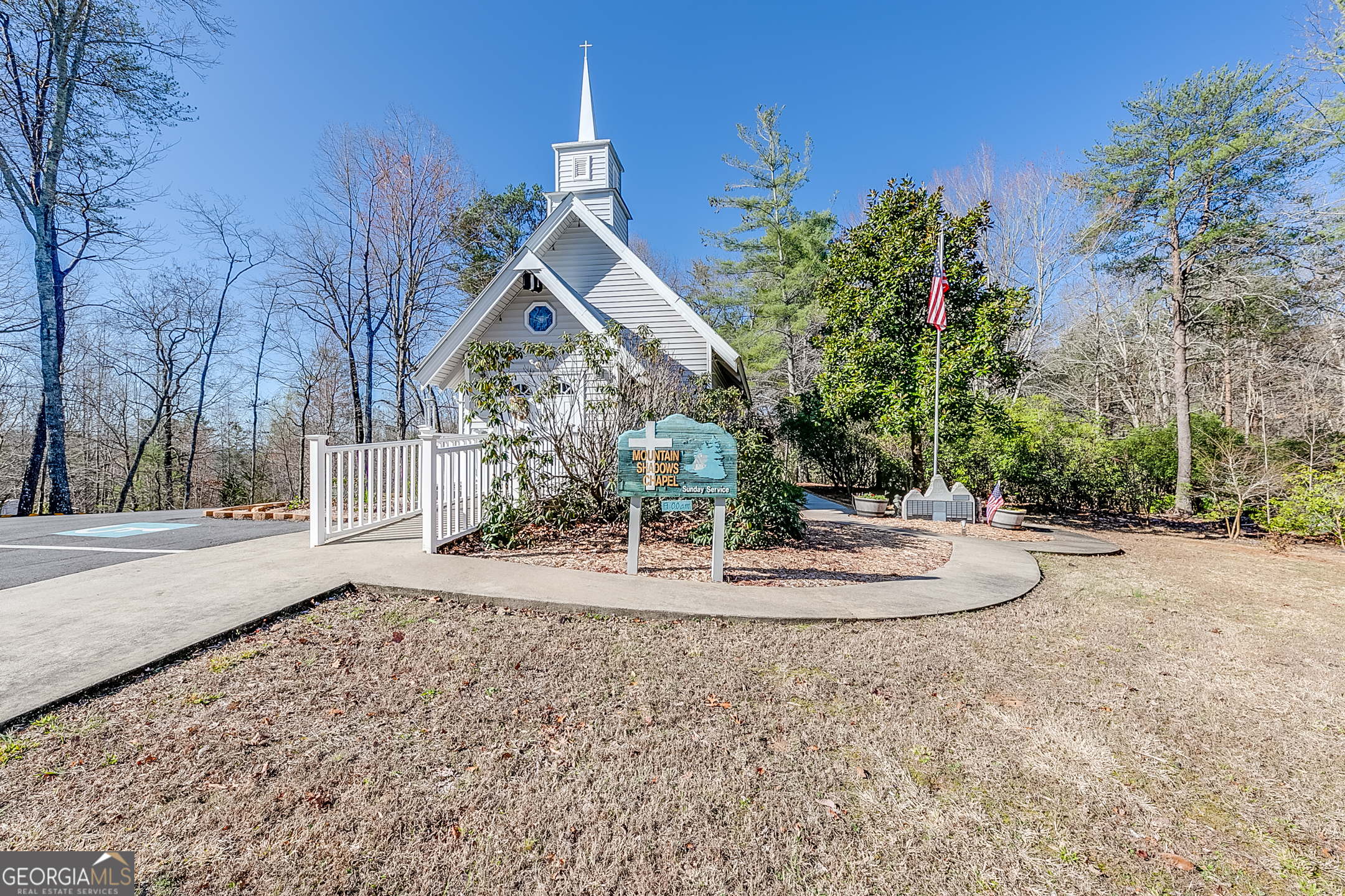 4 Evergreen Trail, Unit B22 Cleveland, GA 30528 - Photo 12 of 33 a view of a yard with plants and trees
