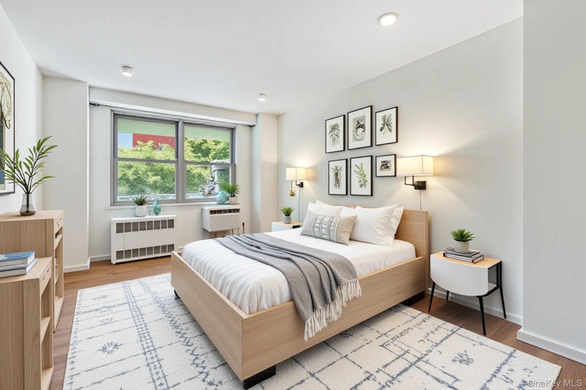 61-15 97th Street, Unit 2D Queens, NY 11374 - Photo 6 of 11 a bedroom with a large bed and a window