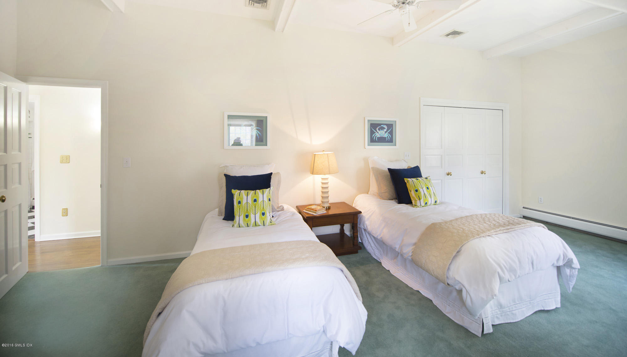 70 North Old Stone Bridge Road Cos Cob, CT 06807 - Photo 23 of 29 a bedroom with two beds and painted walls