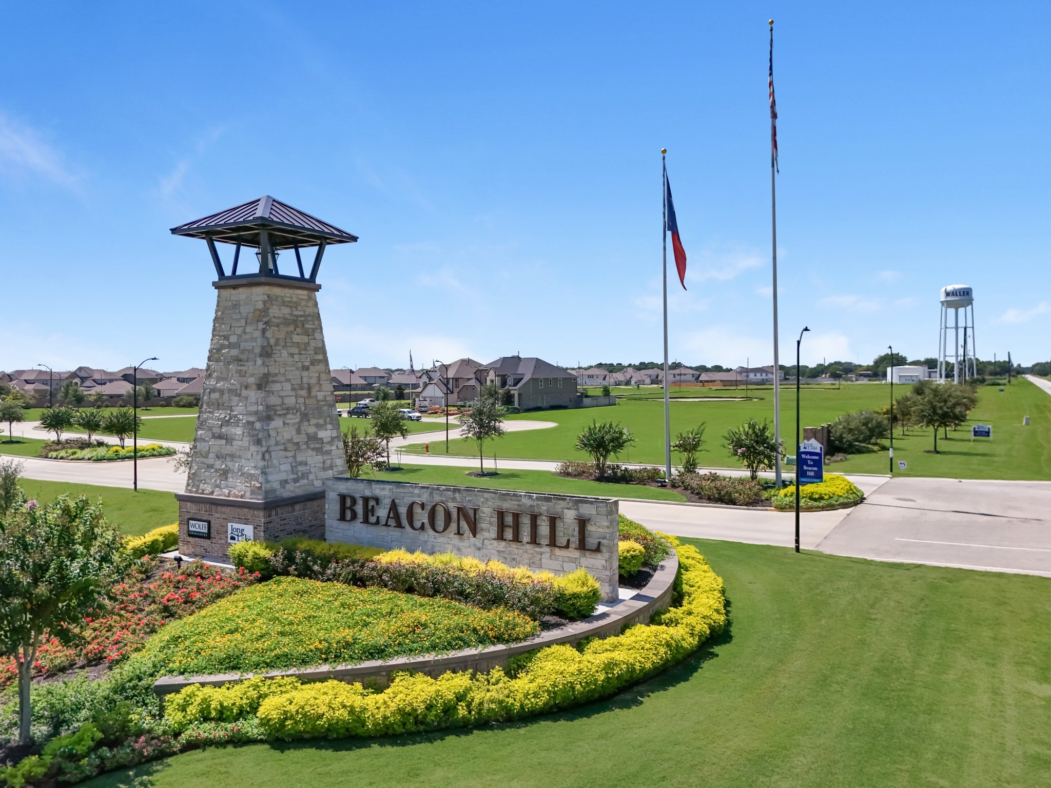 413 Hampton Edge Lane Waller, TX 77484 - Photo 2 of 8 a view of a garden with a table and chairs
