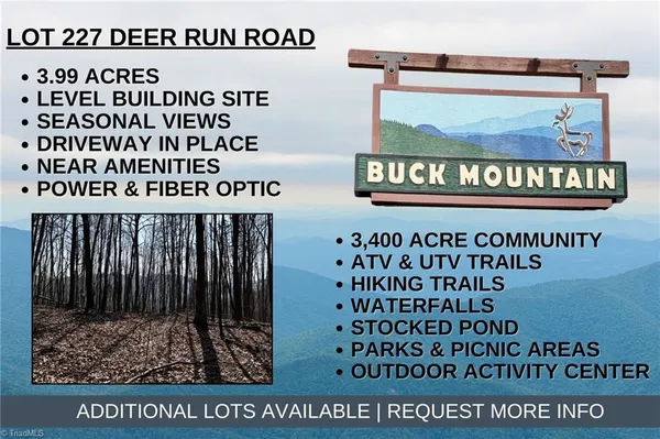 $48,000 | Lot 227 Deer Run, Purlear, NC 28665