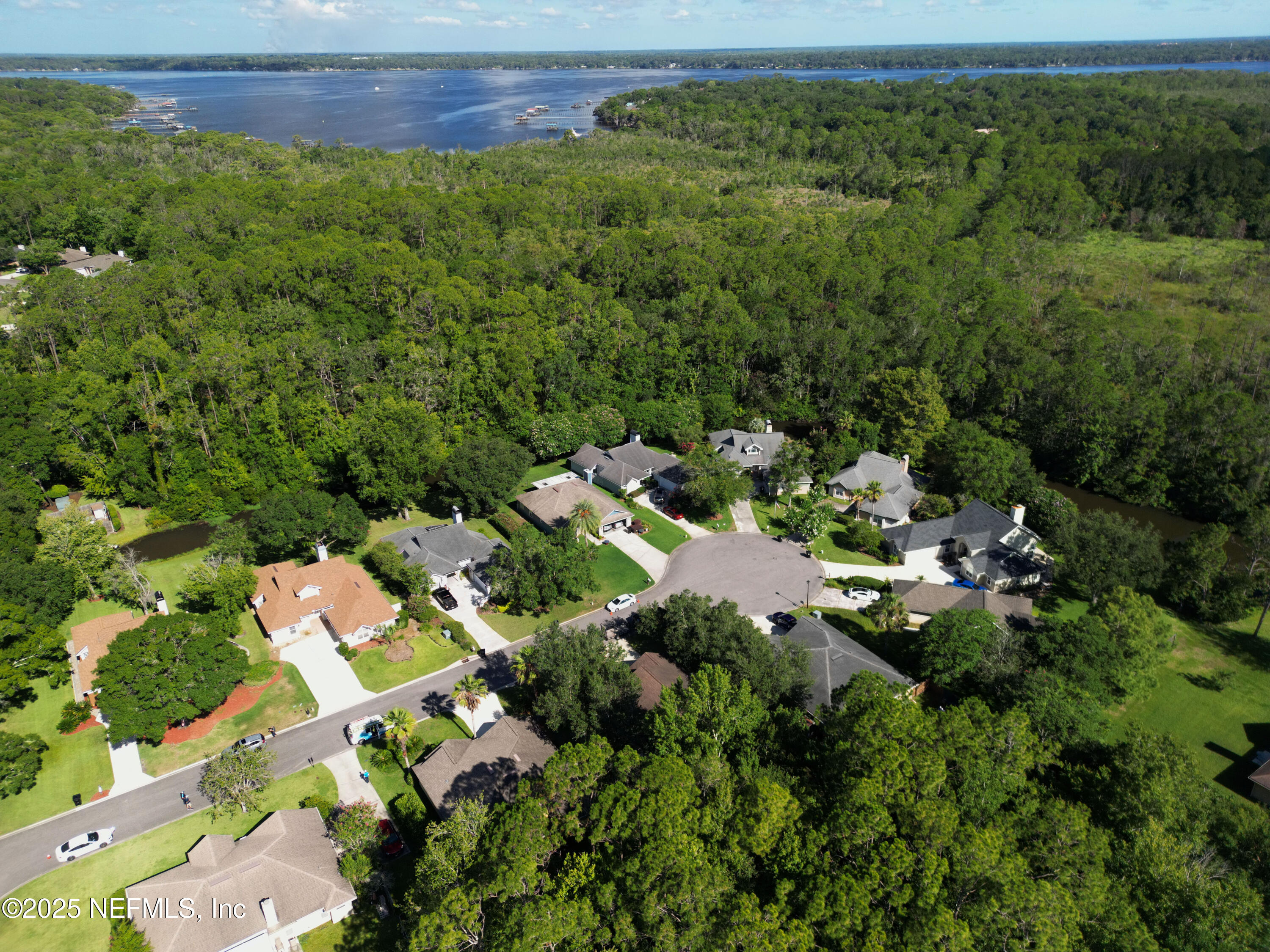 1488 Marsh Rabbit Way Fleming Island, FL 32003 - Photo 4 of 35 an aerial view of multiple house with yard