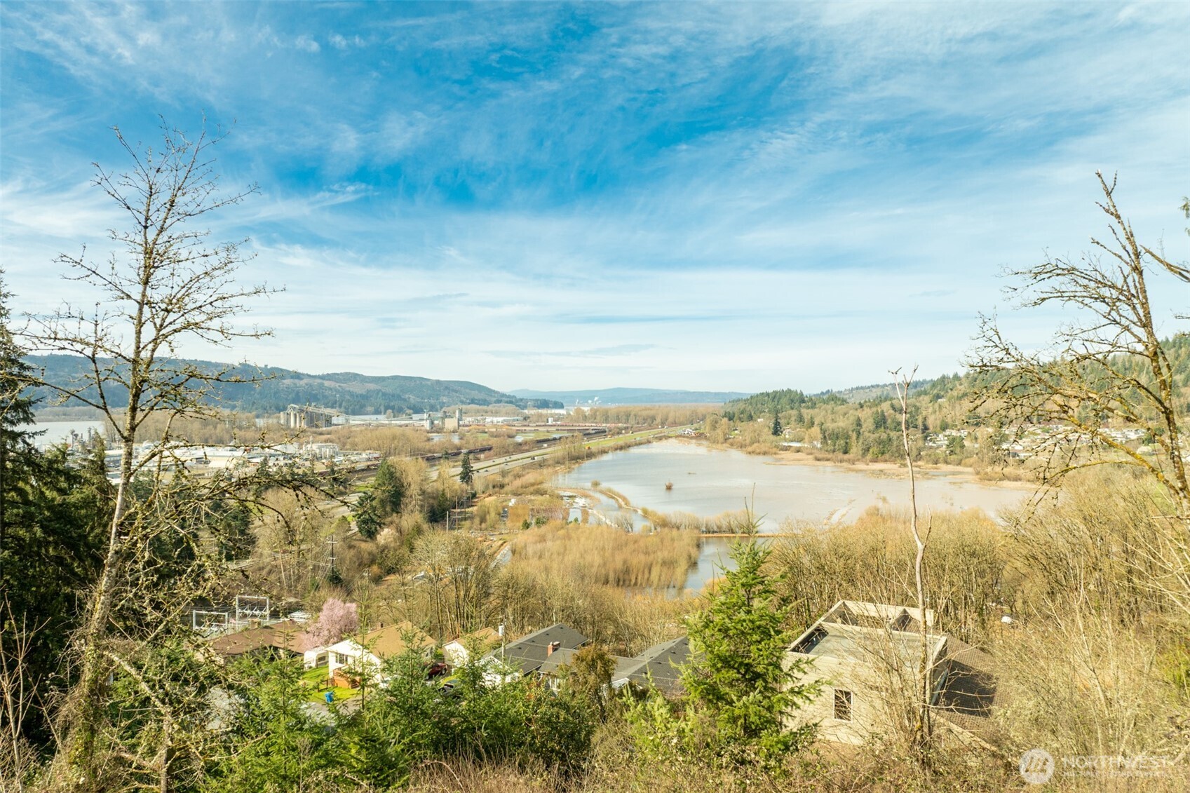 0 Spencer Creek Road, Unit LOT 7 Kalama, WA 98625 - Photo 20 of 37 a view of lake view and mountain