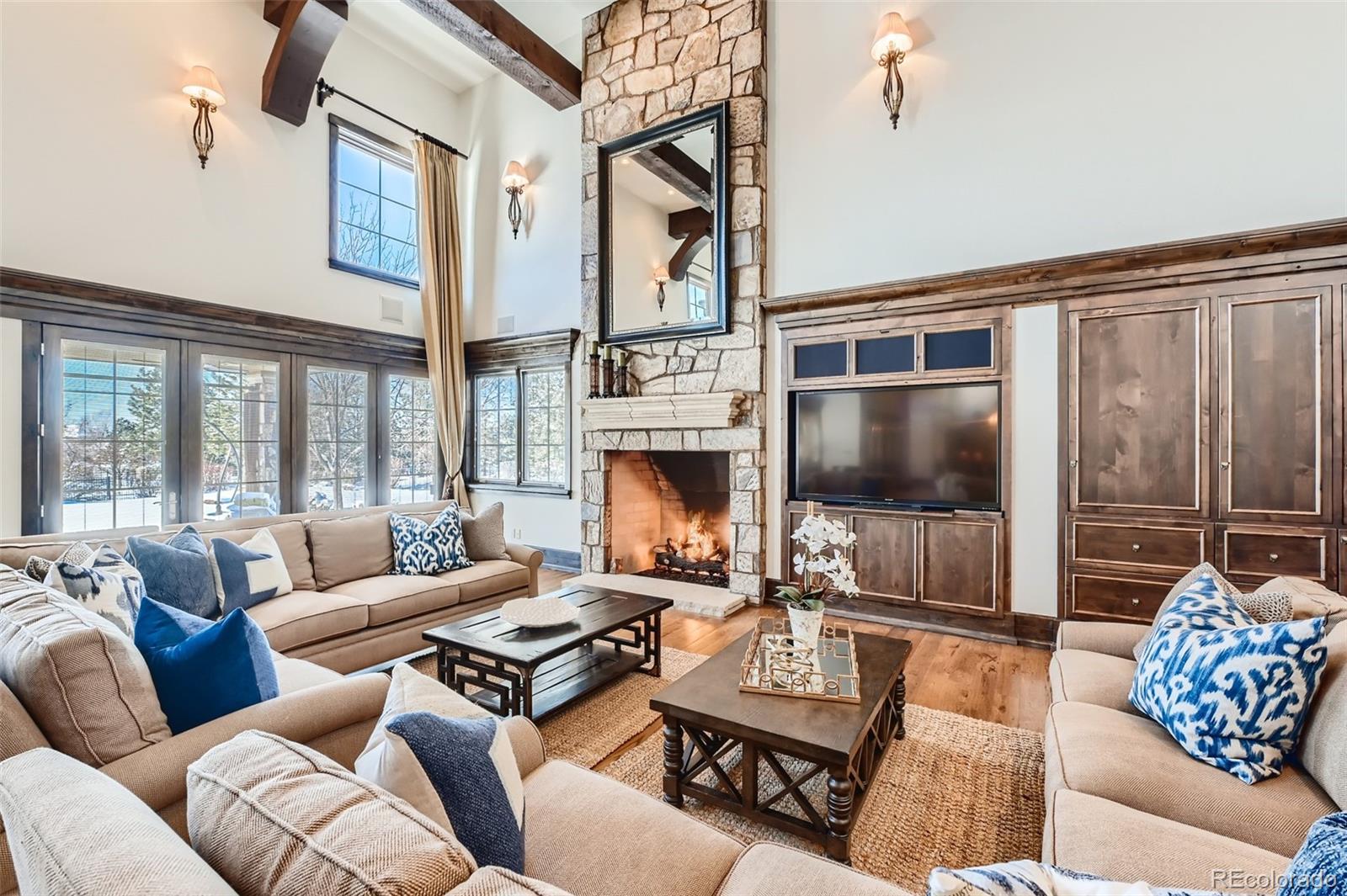 7390 Sagebrush Drive Parker, CO 80138 - Photo 7 of 40 a living room with furniture or outdoor view and a large window