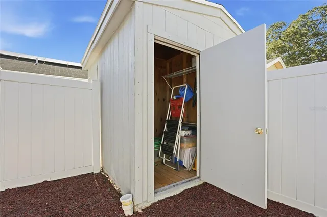 a balcony view with a outdoor space