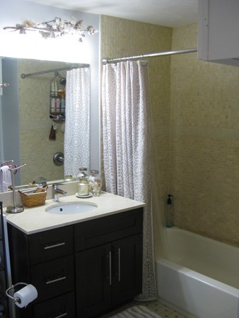 73 Walnut Avenue, Unit 3 Boston, MA 02119 - Photo 12 of 19 a bathroom with a sink and a mirror