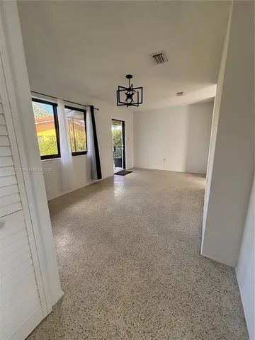 a view of empty room