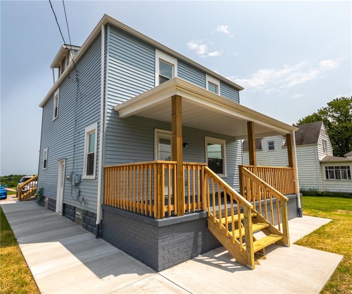 2160 Brodhead Road Aliquippa, PA 15001 - Photo 2 of 19 All new roof, windows, furnace, AC, hot water tank, kitchen, bathrooms, flooring, walls, electric, plumbing, fixtures, doors, sidewalk etc.