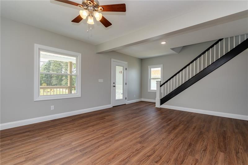 2160 Brodhead Road Aliquippa, PA 15001 - Photo 3 of 19 The easy flow floor plan on main level features beautiful low maintenance vinyl wrapped planked flooring throughout.