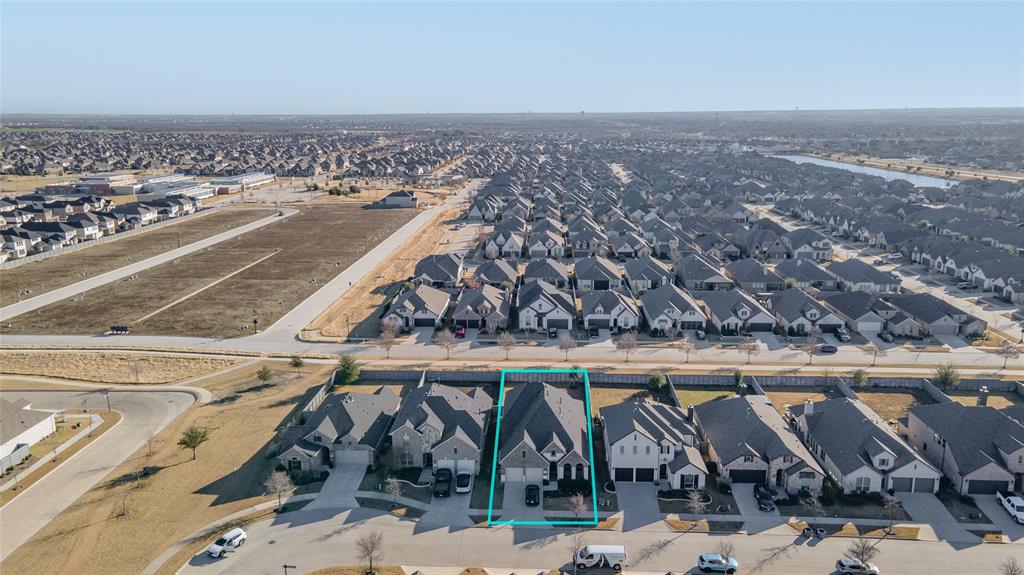 7024 Green Field Street Little Elm, TX 76227 - Photo 22 of 27 an aerial view of a house