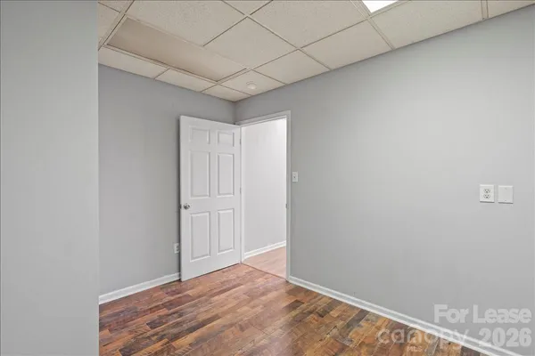 a view of hallway with window