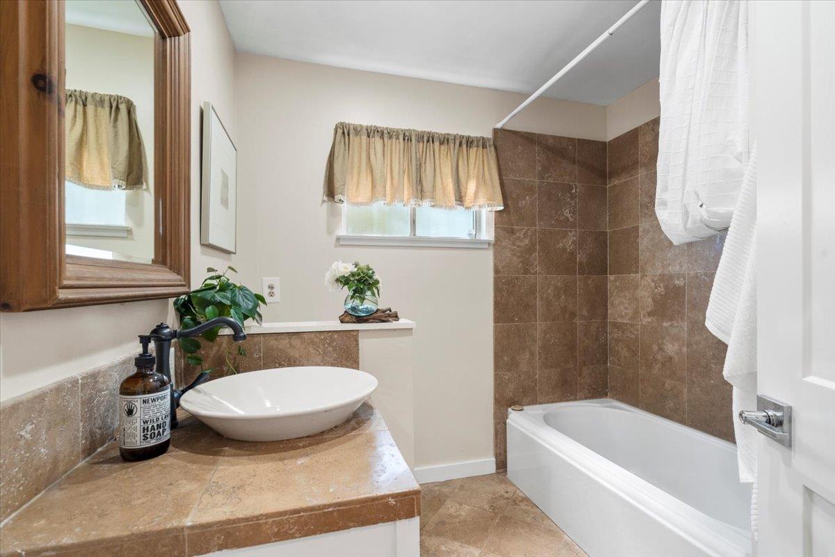 2732 Doverton Square Mountain View, CA 94040 - Photo 19 of 30 a bath room with a toilet and a bath tub