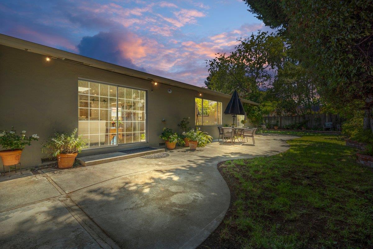 2732 Doverton Square Mountain View, CA 94040 - Photo 27 of 30 a view of a house with backyard and sitting area