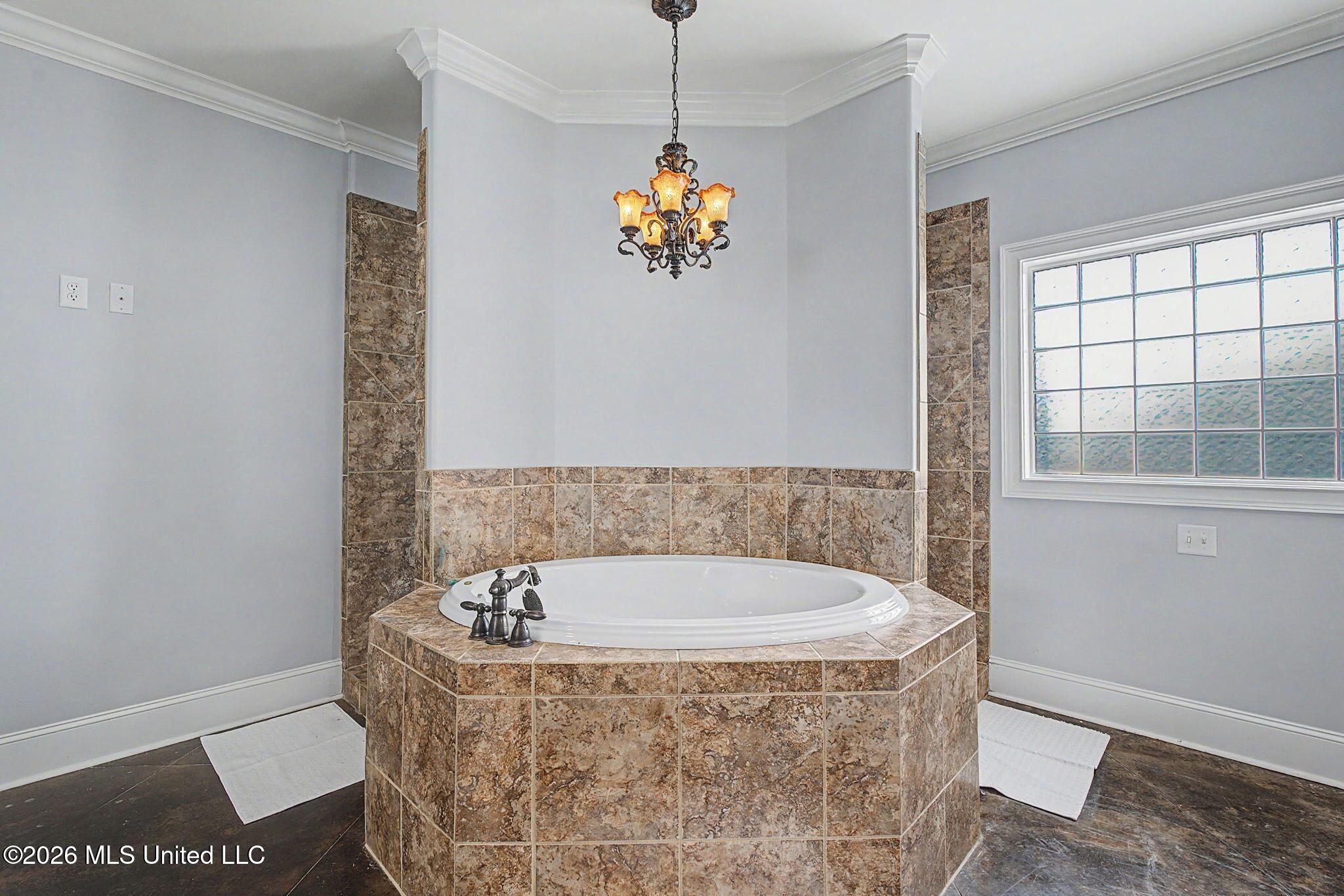 1595 Southern Rdg Trail Olive Branch, MS 38654 - Photo 24 of 48 Master Bathroom Tub and Shower