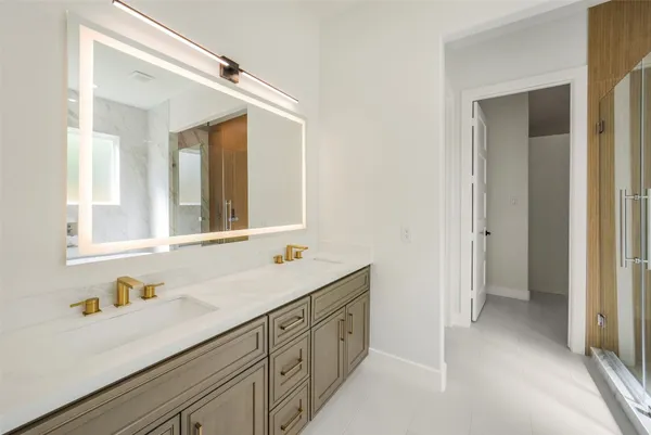 a bathroom with a sink