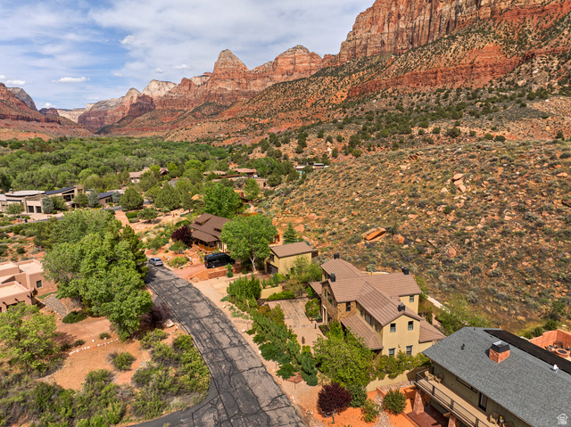 105 River Bend Circle, Unit 105 Springdale, UT 84767 - Photo 50 of 56 Expansive aerial showing multiple residential properties nestled within a natural landscape